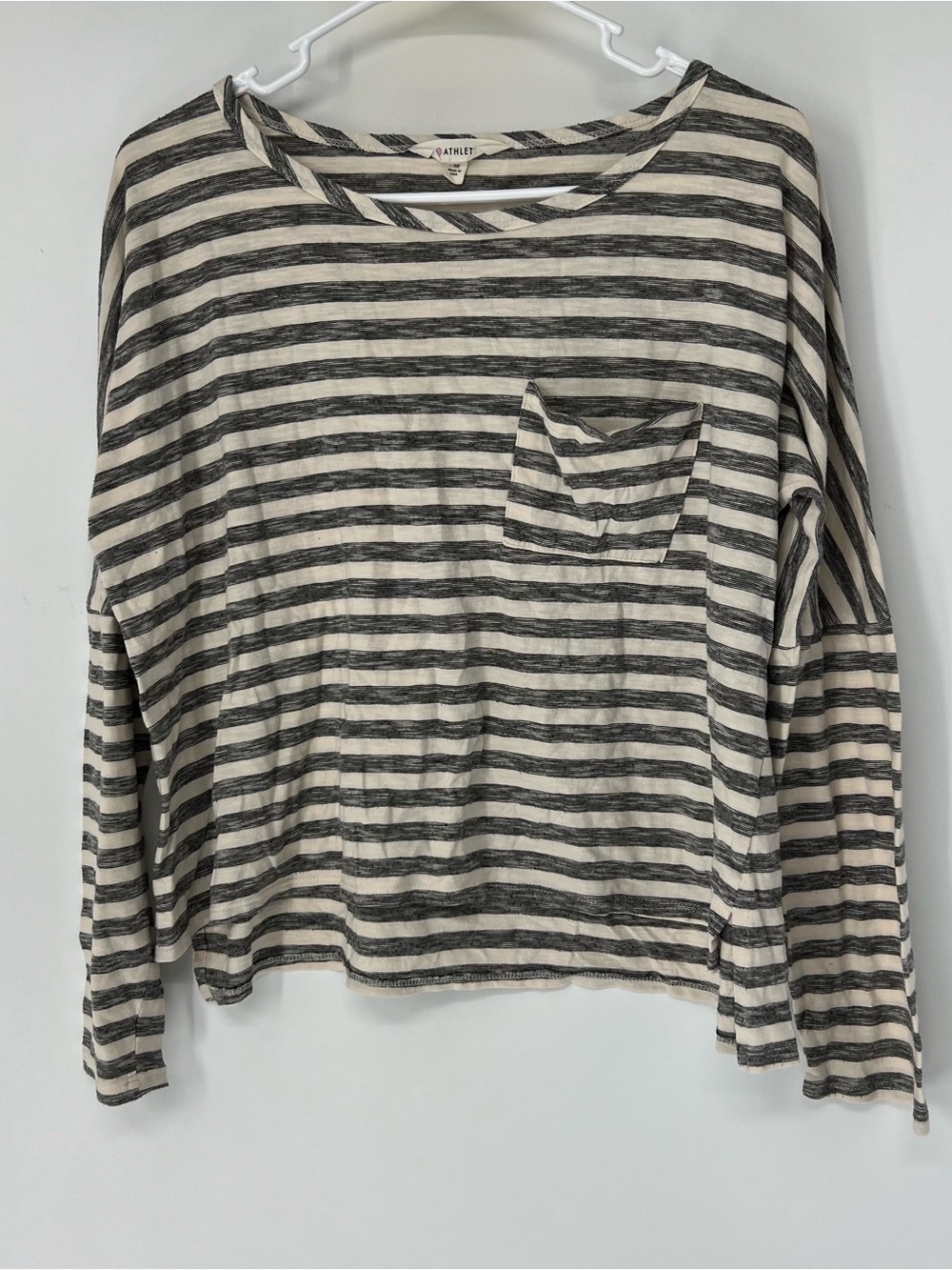 Athleta striped top women’s medium